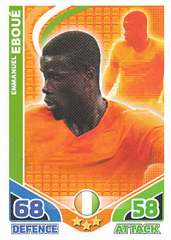 Emmanuel Eboue Cote D'Ivoire 2010 World Cup Match Attax #146